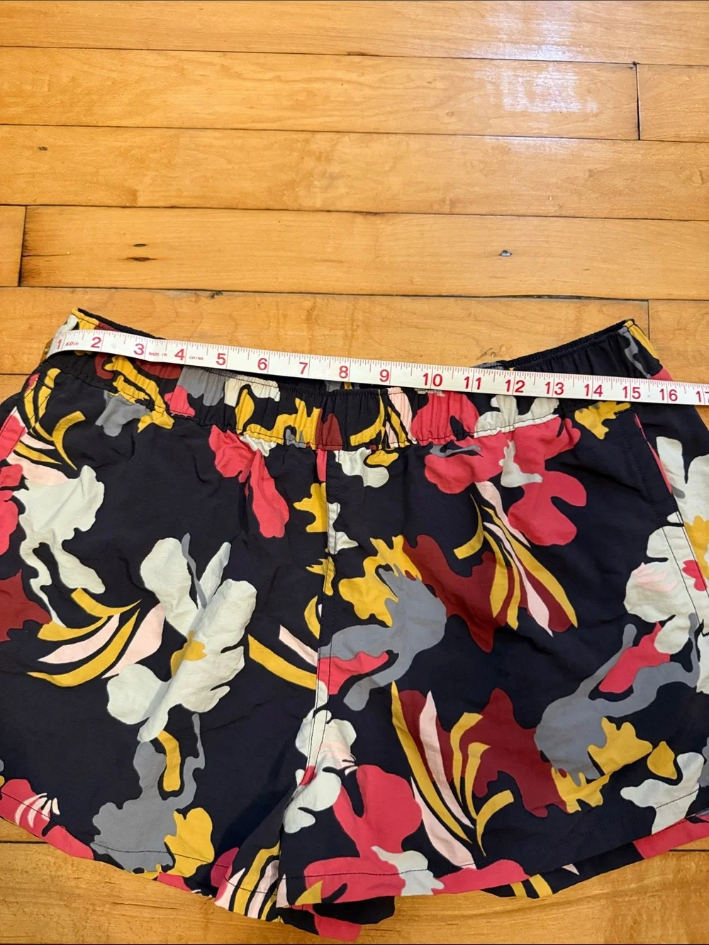 Patagonia Women's Floral Print Pull-On Shorts - Black/Multi